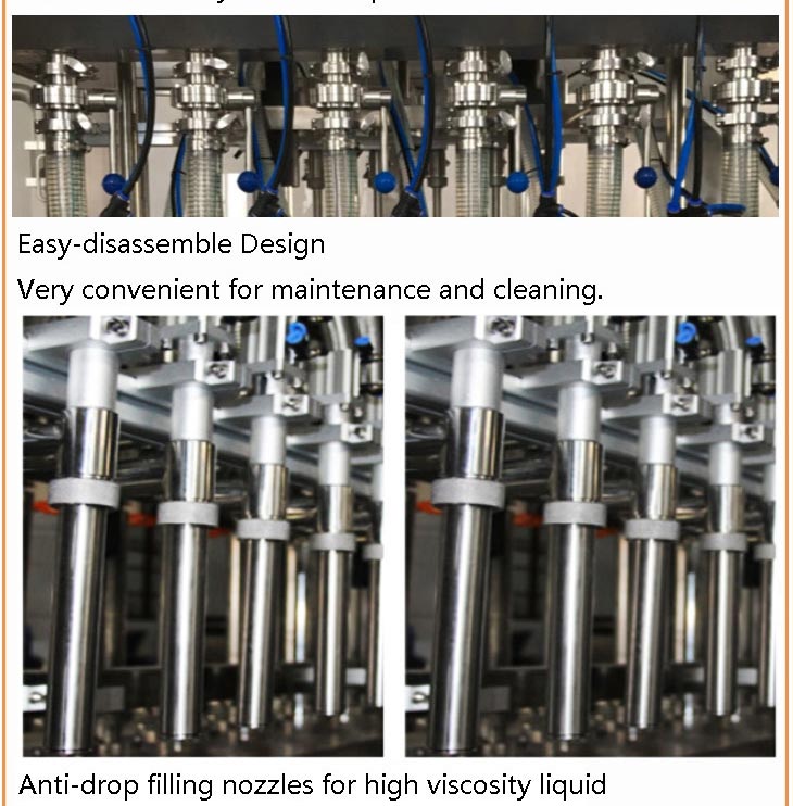 Lēta pildīšanas jar medus pudeļu pildīšanas mašīna