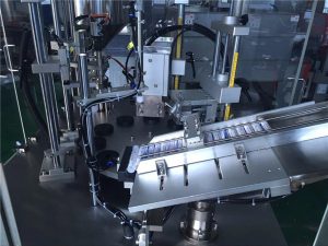 Ultraskaņas blīvēšanas kosmētikas cauruļu iepildīšanas mašīna