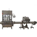 Galda peristaltiskā sūkņa flakona aizpildīšanas un aizzīmogošanas mašīna